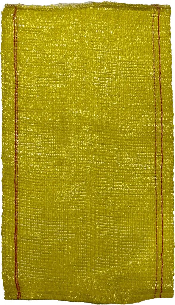 Yellow mesh bag 20x50
